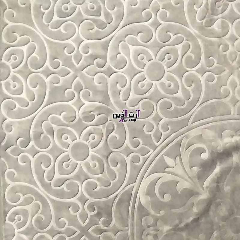 پتو گلبافت یک نفره برتر مدل برجسته و رنگ طوسی سایز 160×220 سانتی متر کد : 2 – 648 — تصویر ۳