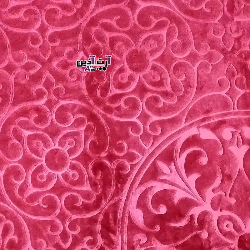 پتو گلبافت یک نفره برتر مدل برجسته و رنگ قرمز سایز 160×220 سانتی متر کد : 1 – 648 — تصویر ۳