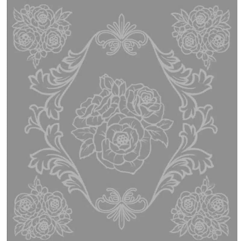 پتو گلبافت دونفره برتر مدل برجسته و رنگ طوسی سایز 240×220 سانتی متر کد : 2 – 647 — تصویر ۶
