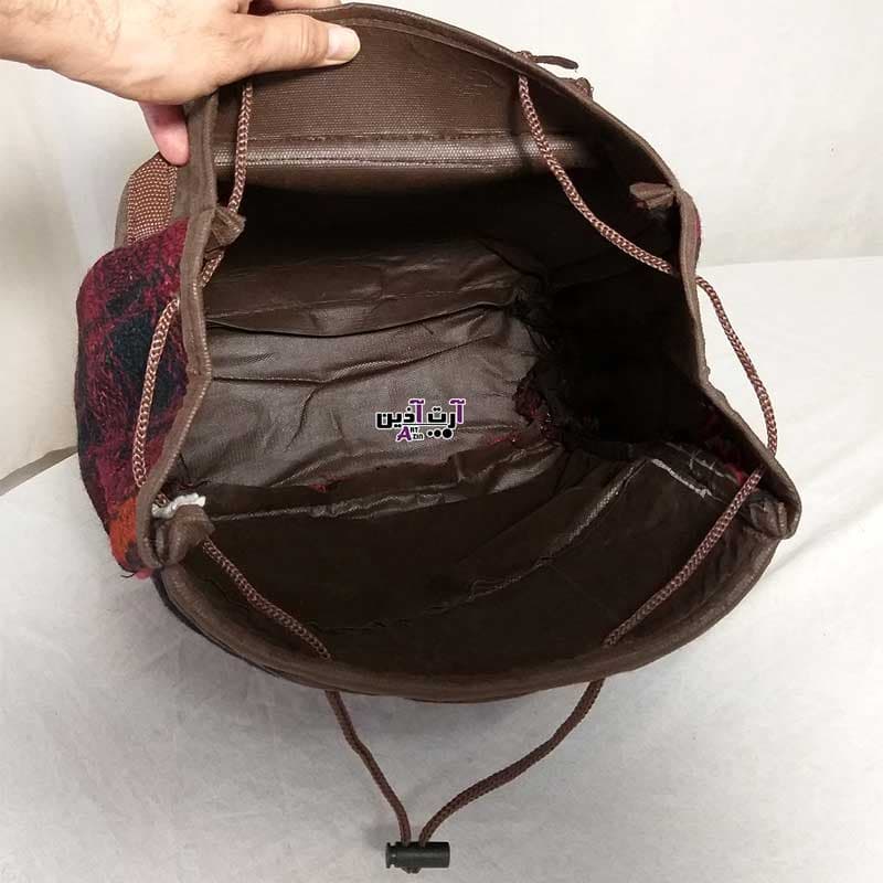 کوله پشتی طرح سنتی دخترانه شیک جاجیمی و گلیمی – کد : 2 – 524