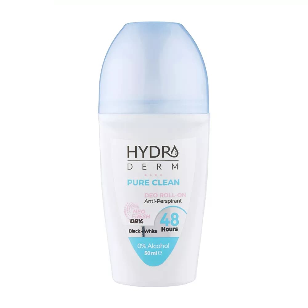 رول ضد تعریق زنانه هیدرودرم مدل Pure Clean حجم 50 میلی لیتر