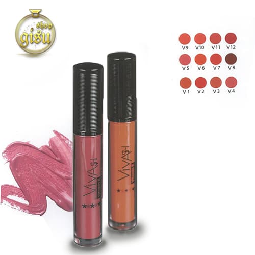 رژلب مایع مخملی ویواش (vivash makeup) — تصویر ۲