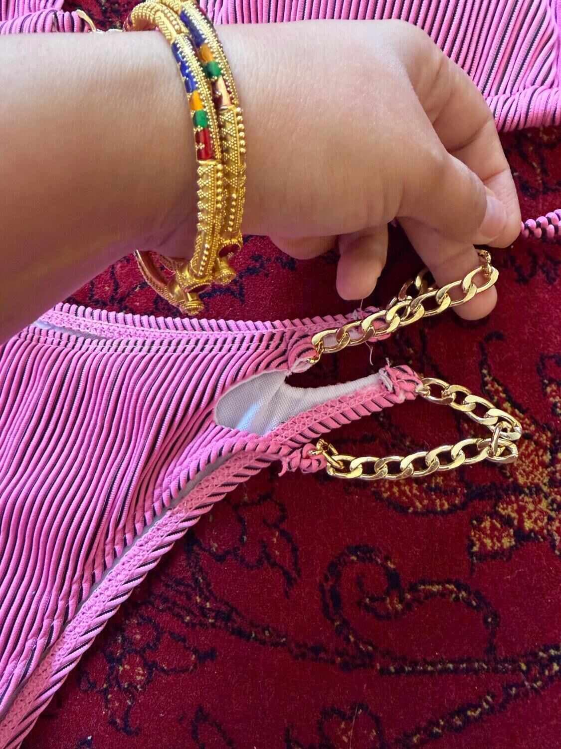 مایو دو تکه اورجینال زنجیری — تصویر ۸