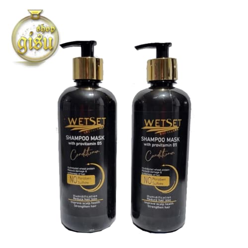 شامپو ماسک کراتینه بدون سولفات وت ست (WETSET shampoo mask) حجم 500 میل — تصویر ۲