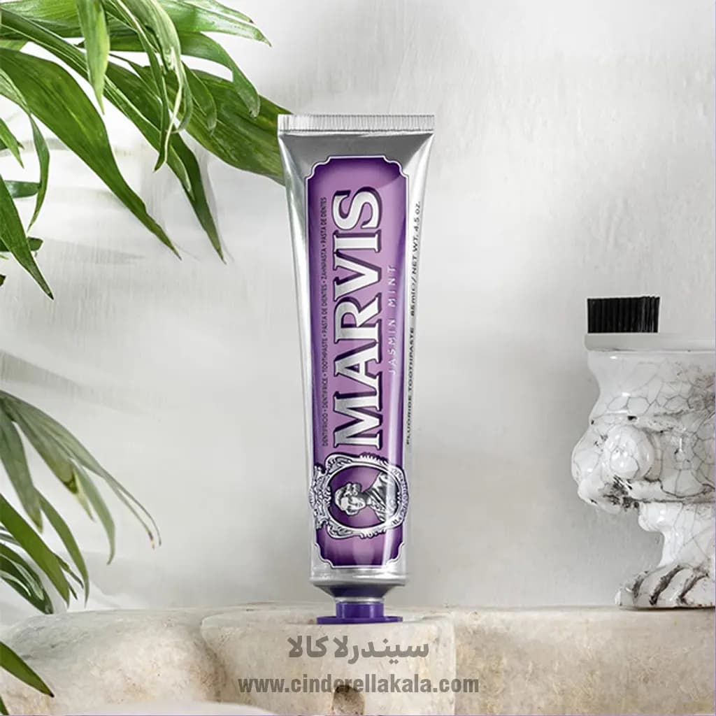 خمیر دندان یاس و نعنا مارویس Marvis Jasmin Mint 85Ml — تصویر ۲