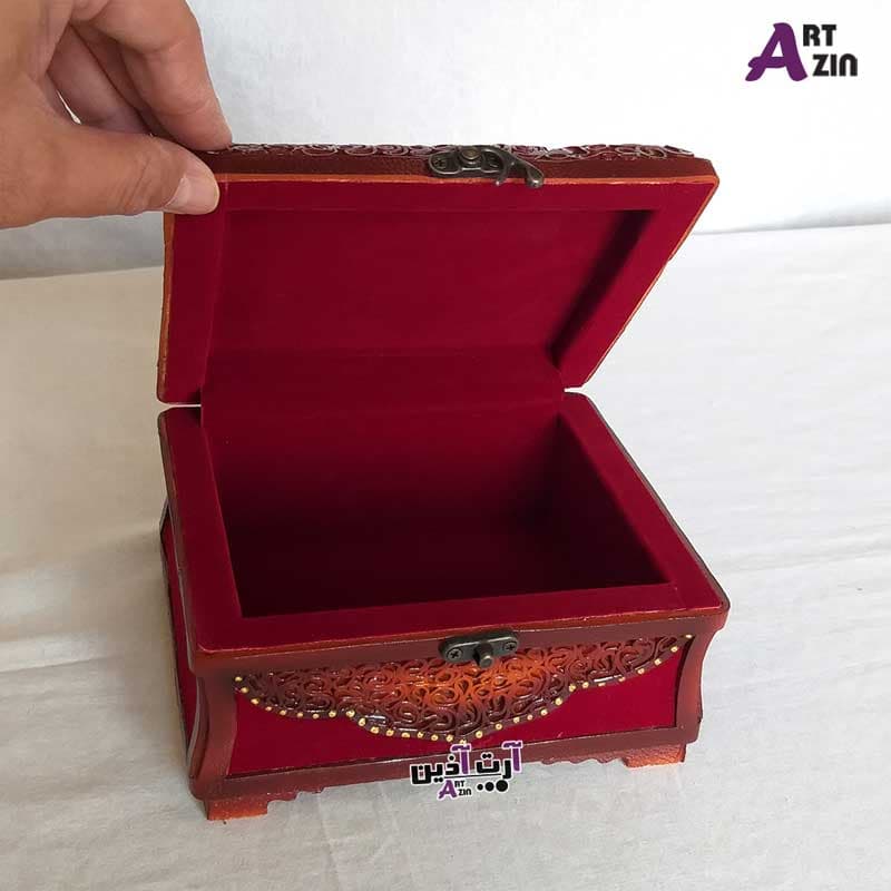 جعبه جواهرات چوبی و باکس جاجواهری کد: 4 – 809 — تصویر ۲