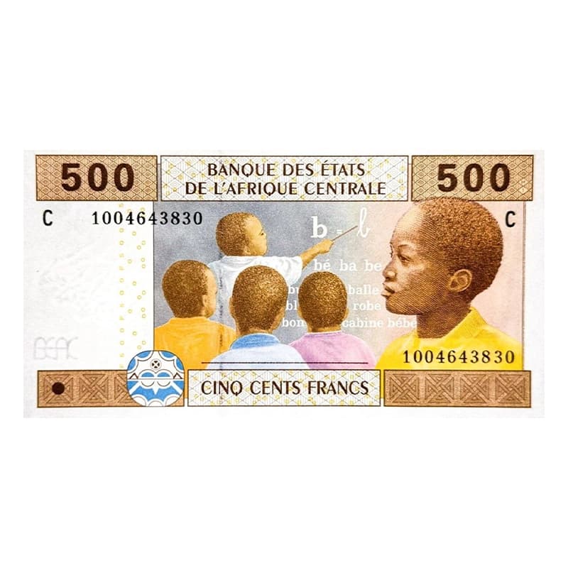 اسکناس 500 فرانک آفریقای مرکزی 2002
