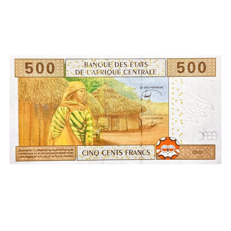 اسکناس 500 فرانک آفریقای مرکزی 2002 — تصویر ۲