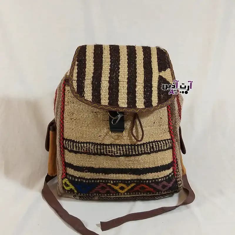 کوله سنتی دخترانه جاجیم دستبافت کد: 7 – 531 — تصویر ۶