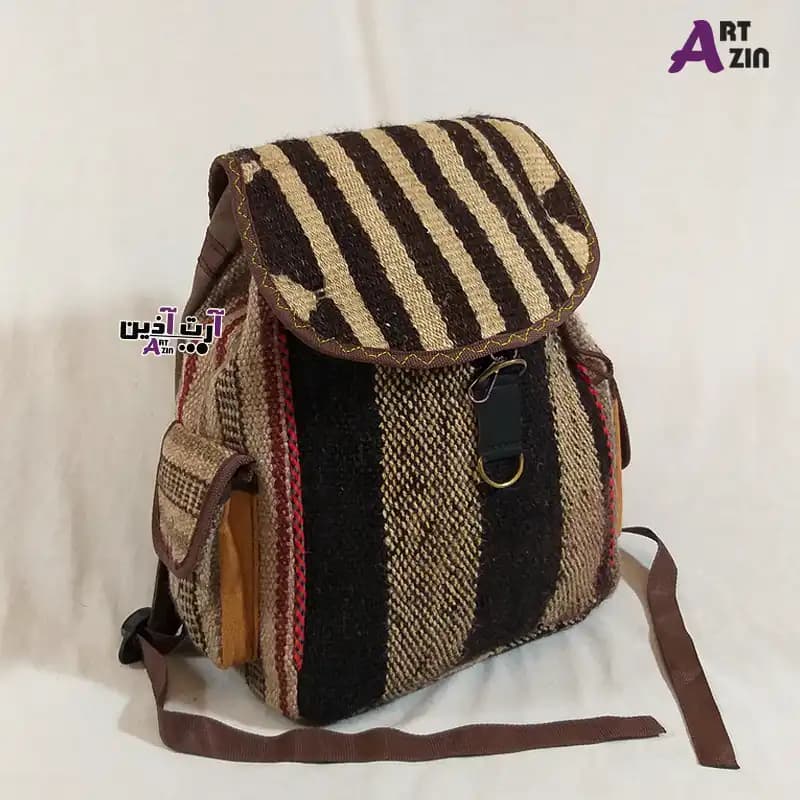 کوله پشتی سنتی گلیم یا مفرش دستبافت کد: 5 – 531