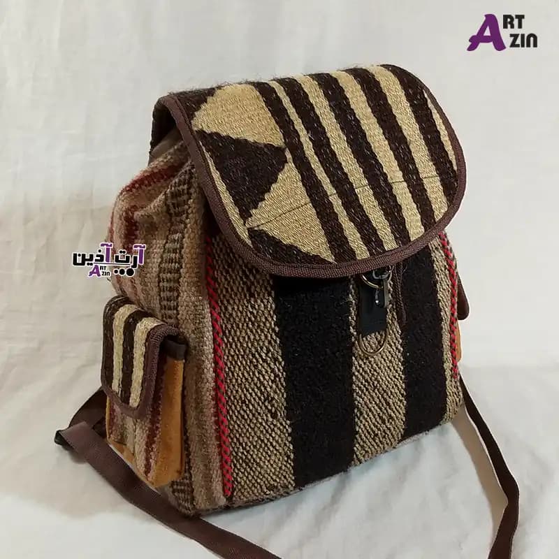 کیف سنتی دخترانه شیک کوله پشتی گلیمی دستباف – کد : 1 – 531