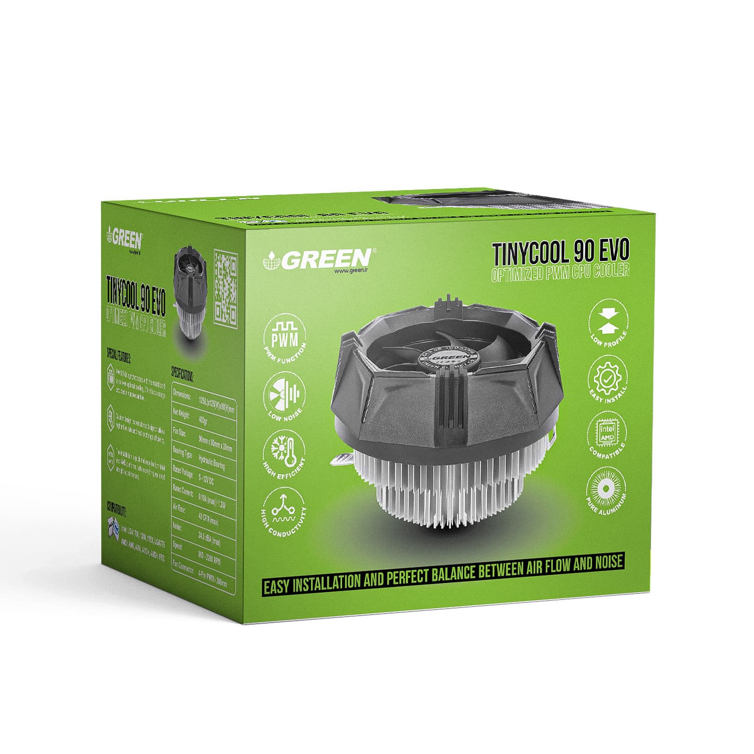 فن بادی مدل TINYCOOL 90 EVO — تصویر ۸