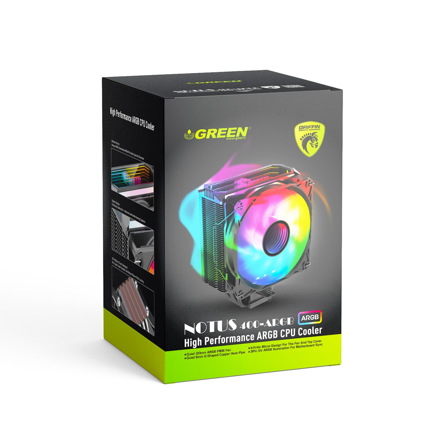 فن بادی مدل NOTUS 400-ARGB — تصویر ۸