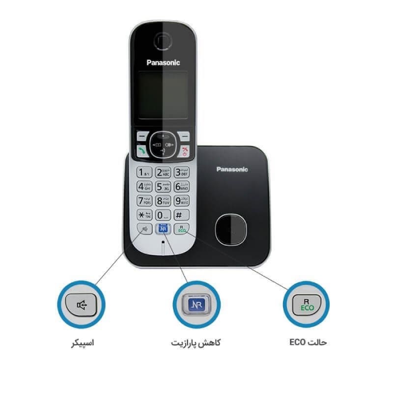 تلفن بی سیم KX-TG6811UE پاناسونیک — تصویر ۶