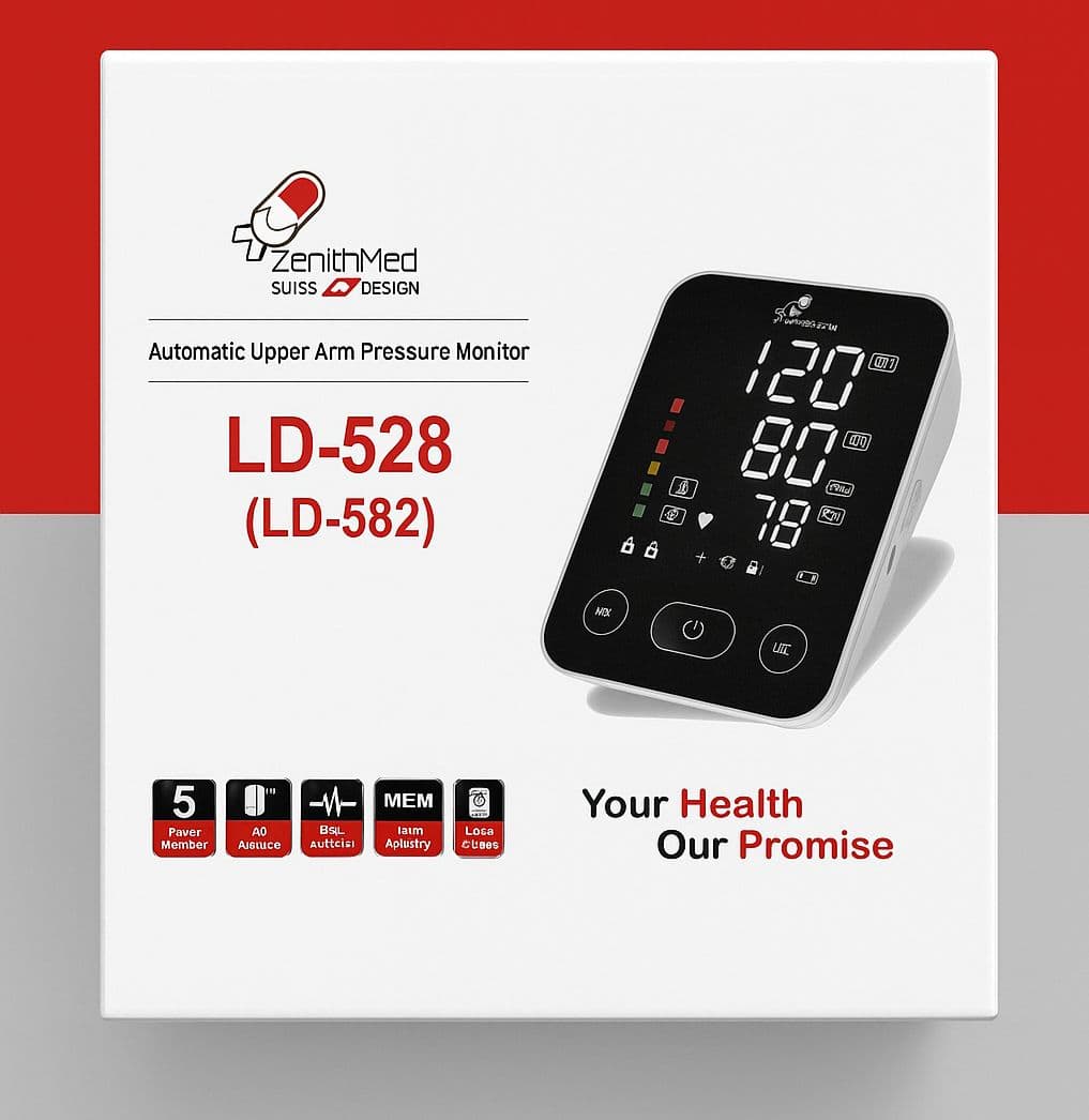 فشارسنج دیجیتال سخنگو زنیتمد مدل LD528 — تصویر ۲