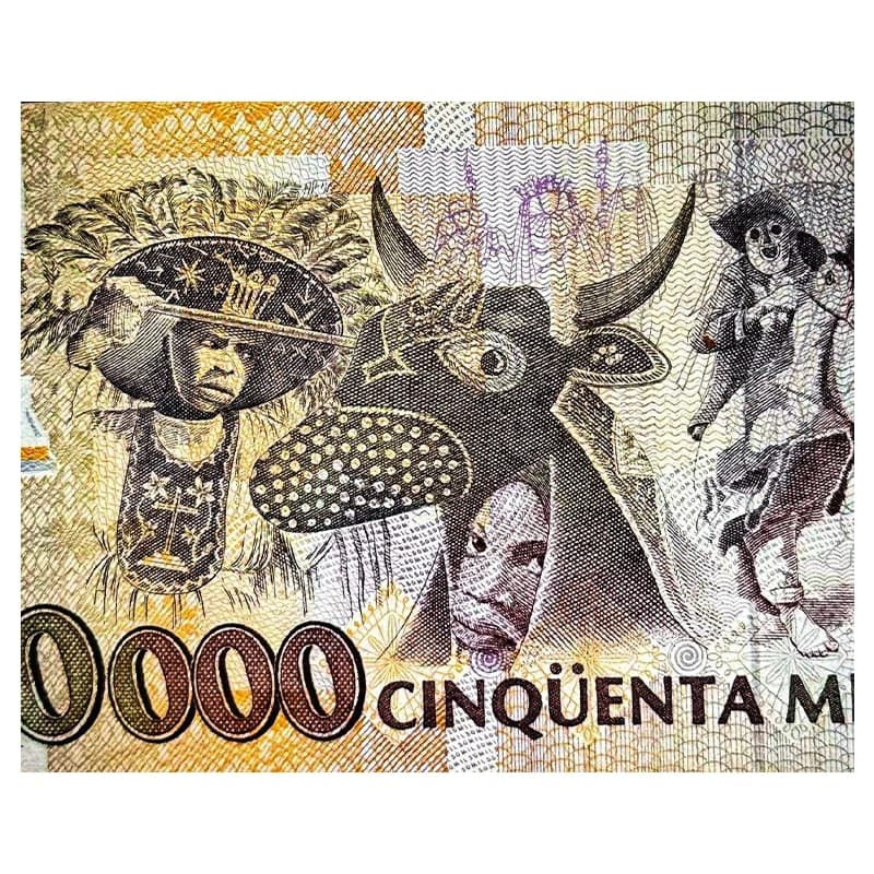اسکناس 50000 کروزیرو برزیل 1992 — تصویر ۱۰