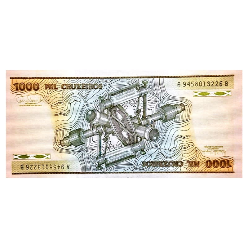 اسکناس 1000 کروزیرو برزیل 1985 — تصویر ۵