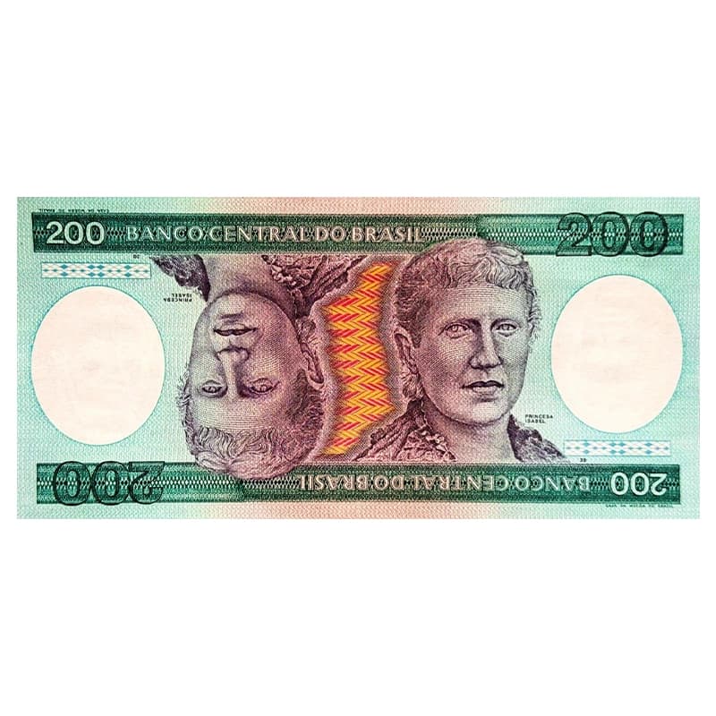 اسکناس 200 کروزیرو برزیل 1984