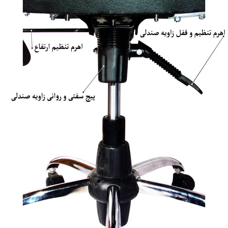 صندلی گیمینگ مدل ps4_zb شتری — تصویر ۷