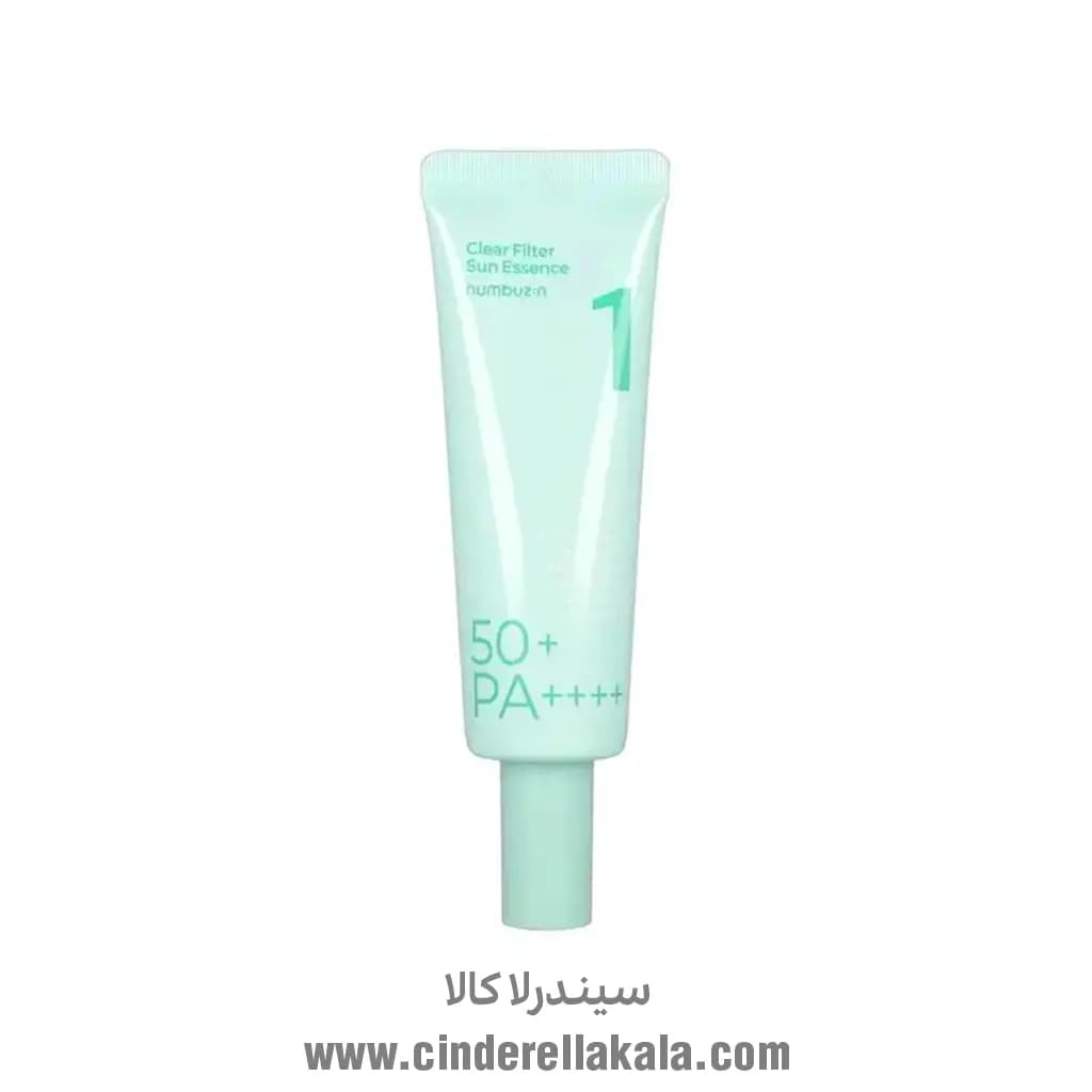 اسنس ضد آفتاب شماره 1 نامبوزین Numbuzin مدل clear filter تسکین دهنده و روشن کننده