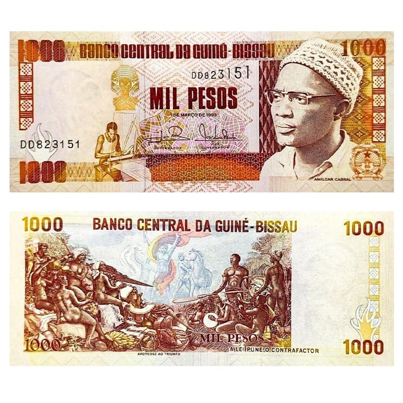 اسکناس 1000 پزو گینه بیسائو 1993 — تصویر ۳