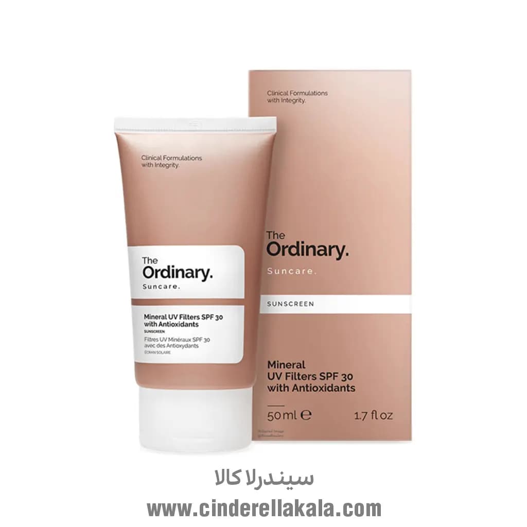 ضد آفتاب بدون رنگ مینرال اوردینری The Ordinary Mineral UV Filters SPF 30