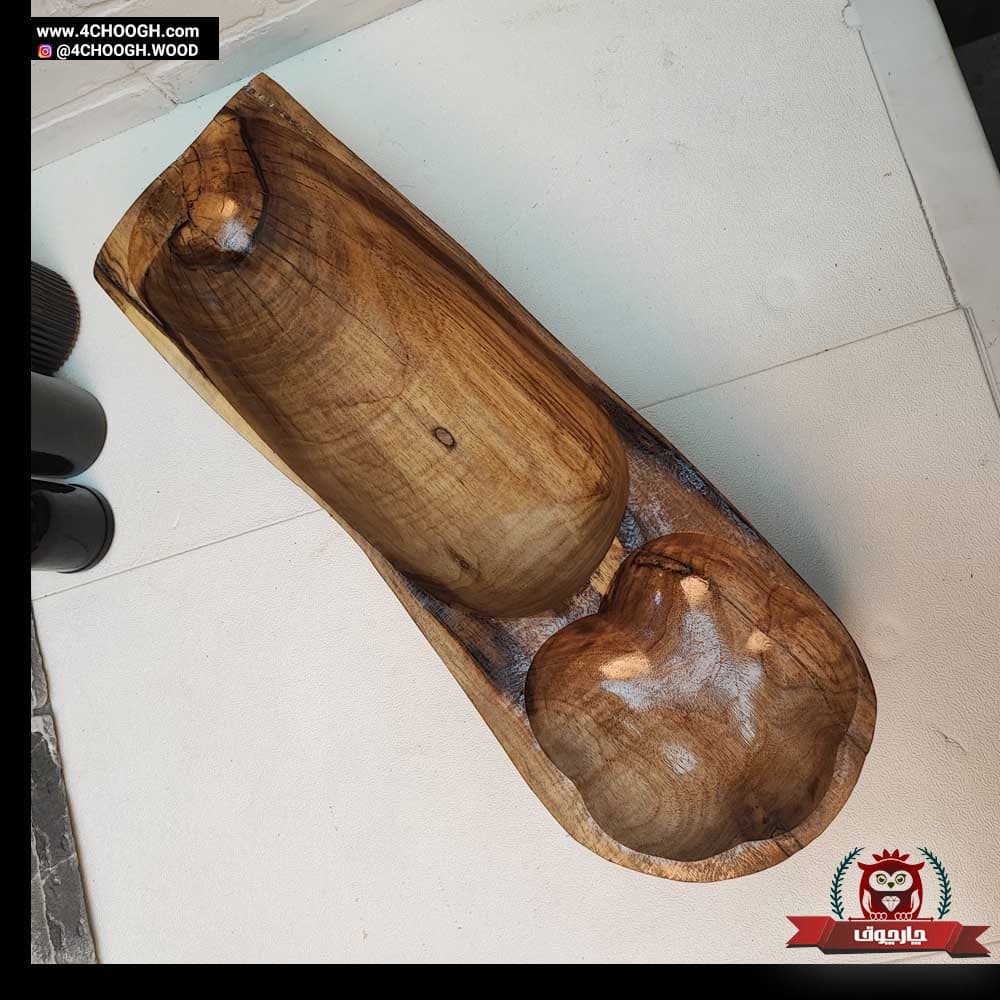 ظرف پذیرایی چوبی طرح کوبی مدل FD5-13 — تصویر ۳