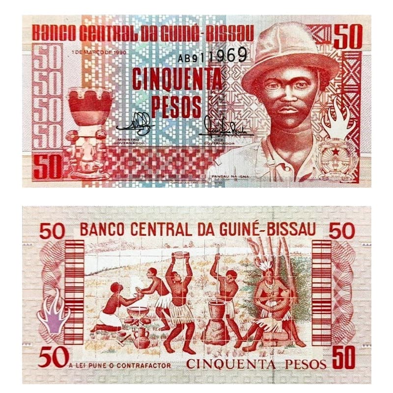 اسکناس 50 پزو گینه بیسائو 1990 — تصویر ۶