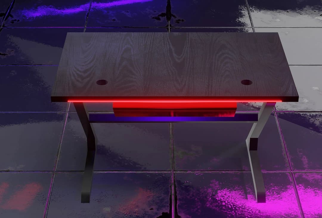 میز گیمینگ آرگونومی زئوس Gaming Desk ZEUS RGB — تصویر ۱۲