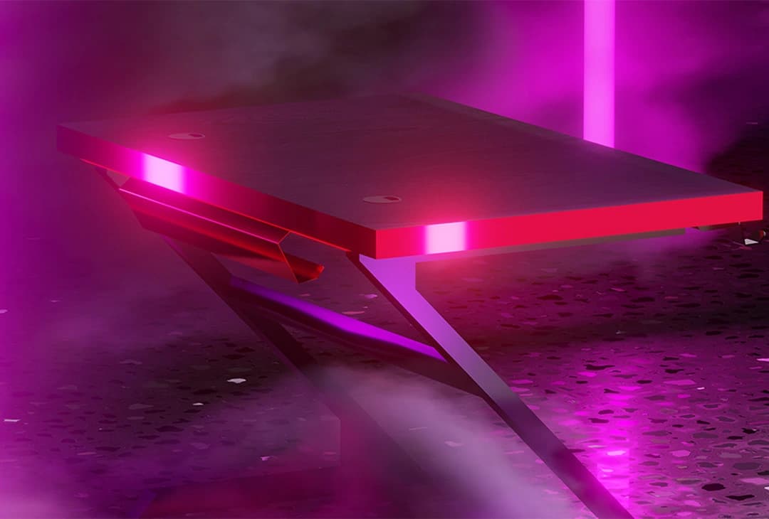 میز گیمینگ آرگونومی زئوس Gaming Desk ZEUS RGB