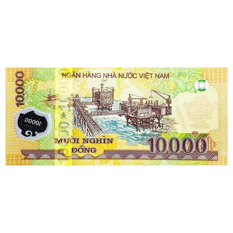 اسکناس 10000 دانگ ویتنام 2006 — تصویر ۶
