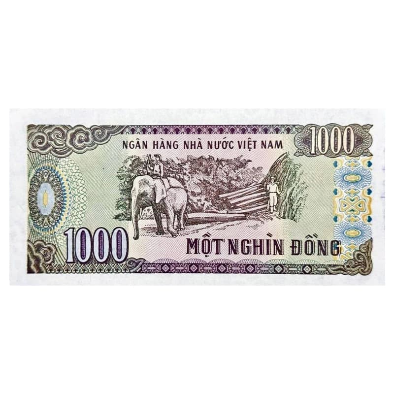 اسکناس 1000 دانگ ویتنام 1988 — تصویر ۶