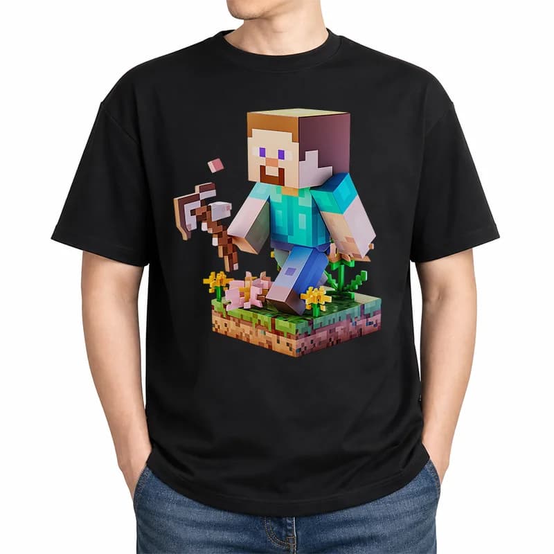 تیشرت ماینکرافت minecraft کد 55 — تصویر ۲