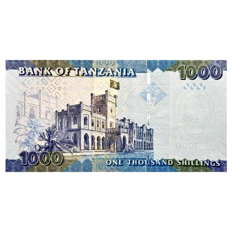 اسکناس 1000 شیلینگ تانزانیا 2010 — تصویر ۲