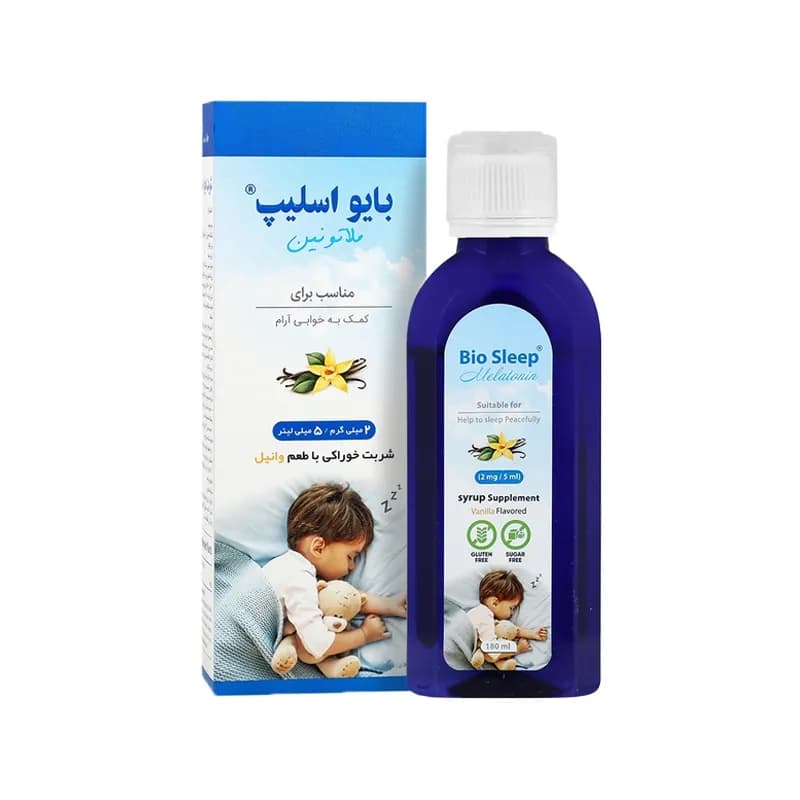 شربت بایو اسلیپ ملاتونین 180 میلی لیتر — تصویر ۲