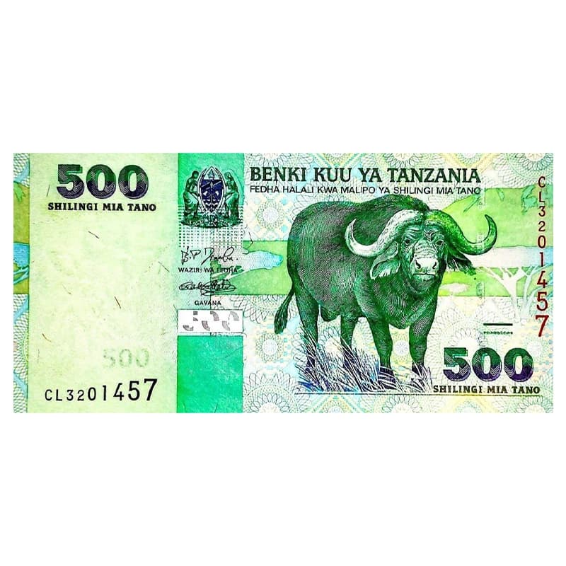 اسکناس 500 شیلینگ تانزانیا 2003