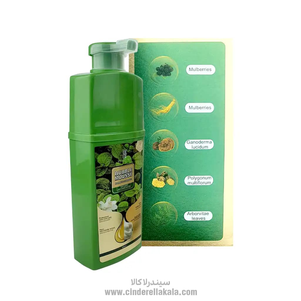 شامپو رنگ بابل موس اصل اورجینال BUBBLE MOUSSE — تصویر ۱۰