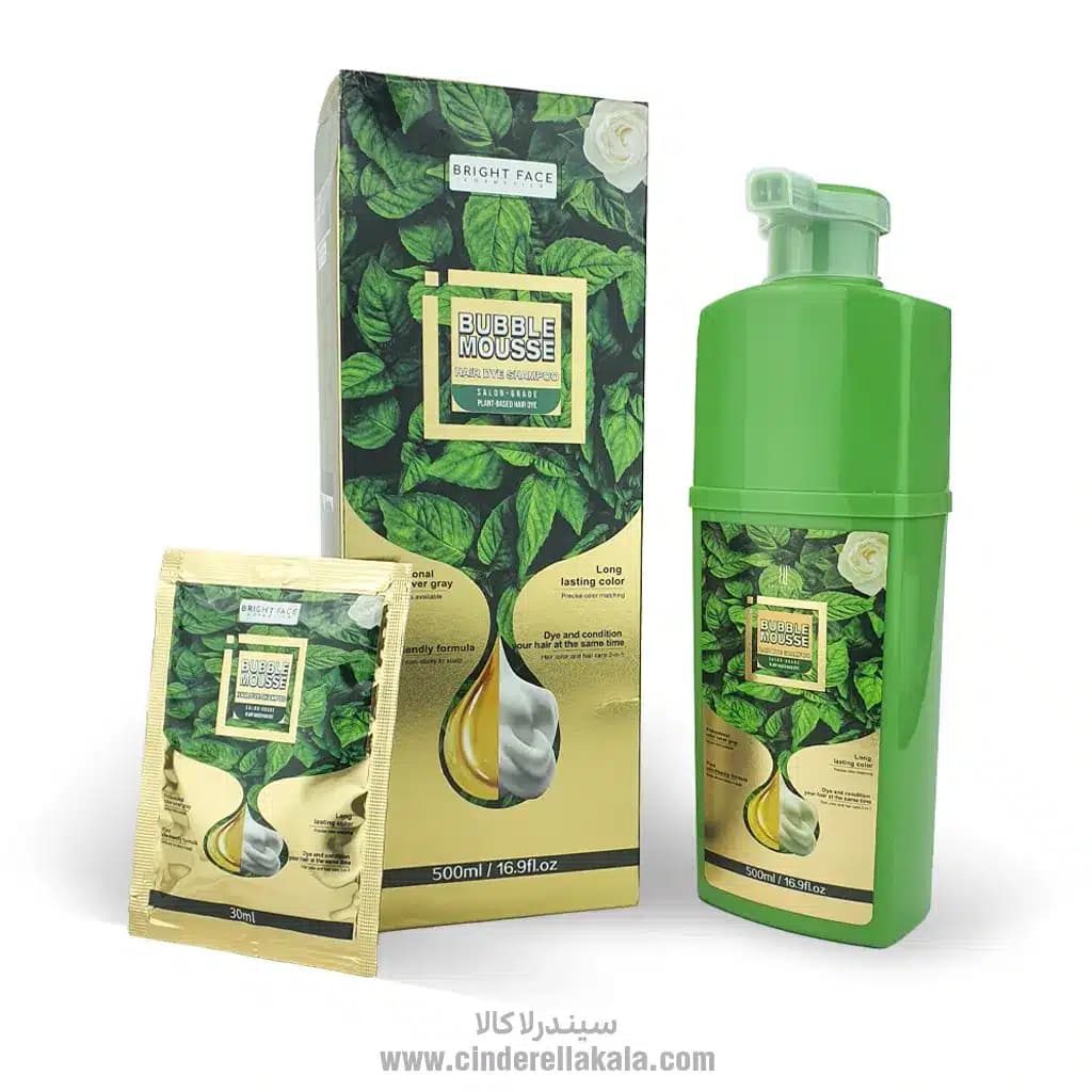 شامپو رنگ بابل موس اصل اورجینال BUBBLE MOUSSE — تصویر ۷