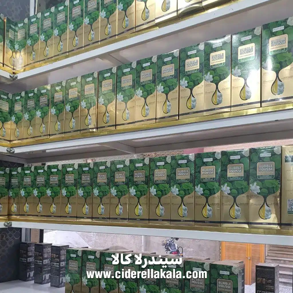 شامپو رنگ بابل موس اصل اورجینال BUBBLE MOUSSE — تصویر ۵