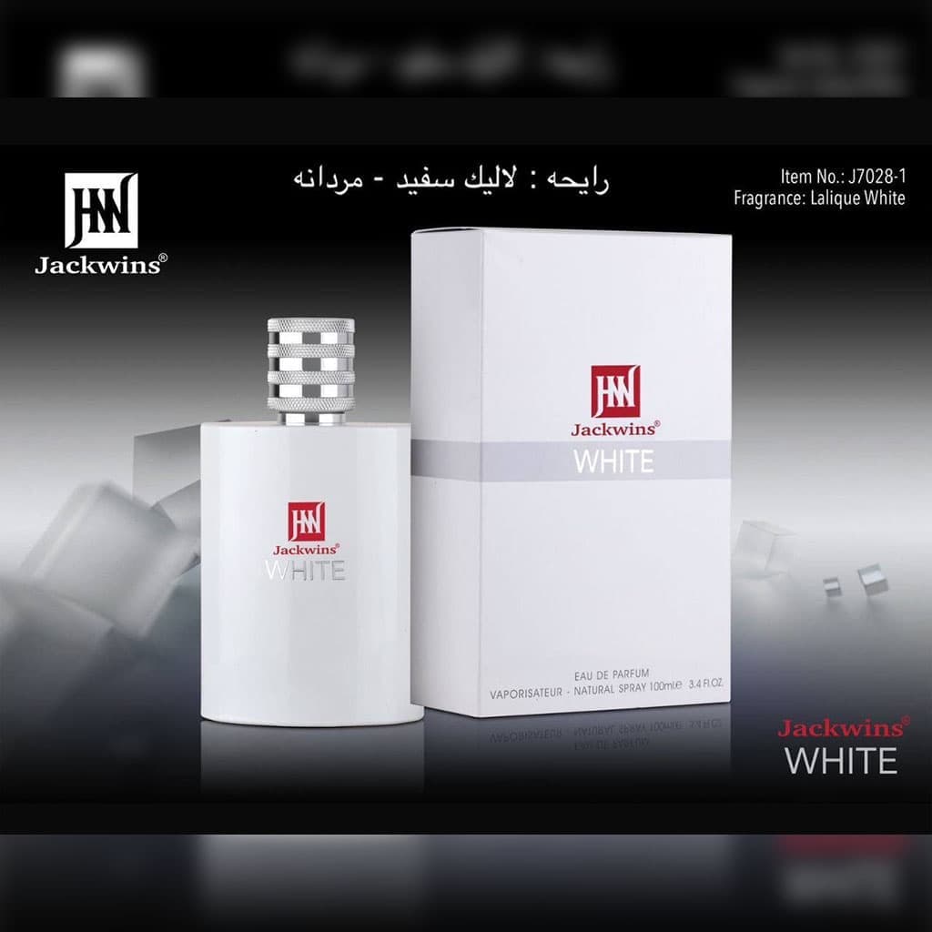 ادکلن Lalique White JOHNWIN-JAKWINS ادکلن لالیک سفید جانوین-جکوینز حجم 100میل