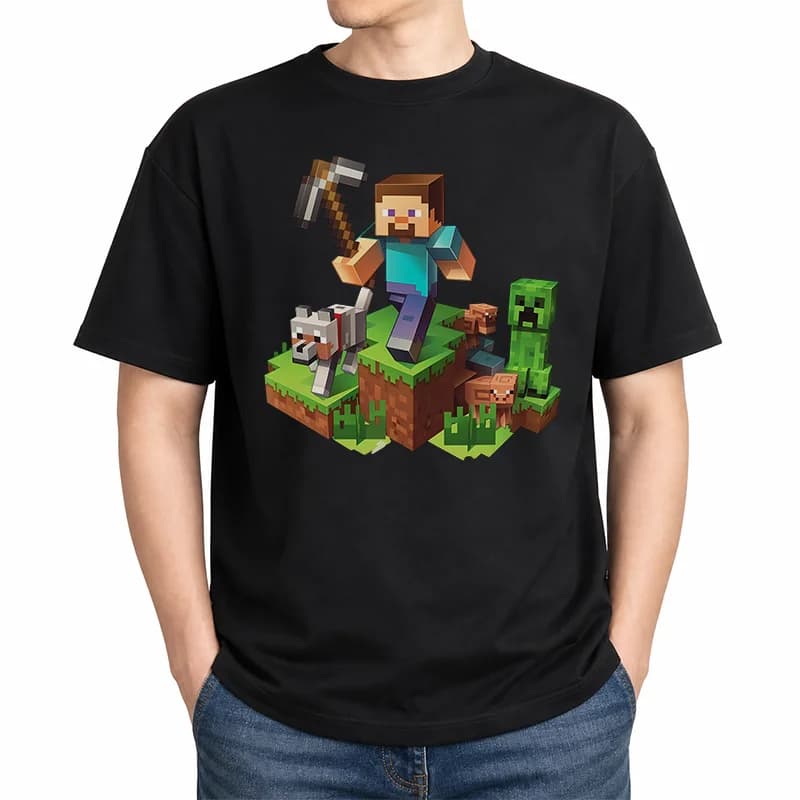 تیشرت ماینکرافت minecraft کد 39 — تصویر ۲