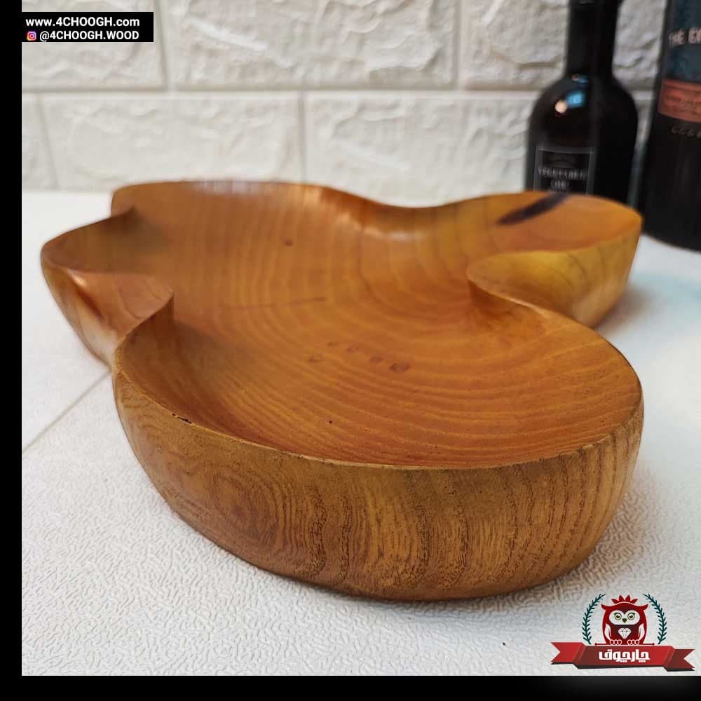 ظرف پذیرایی چوبی دستساز مدل SD2-24 — تصویر ۳