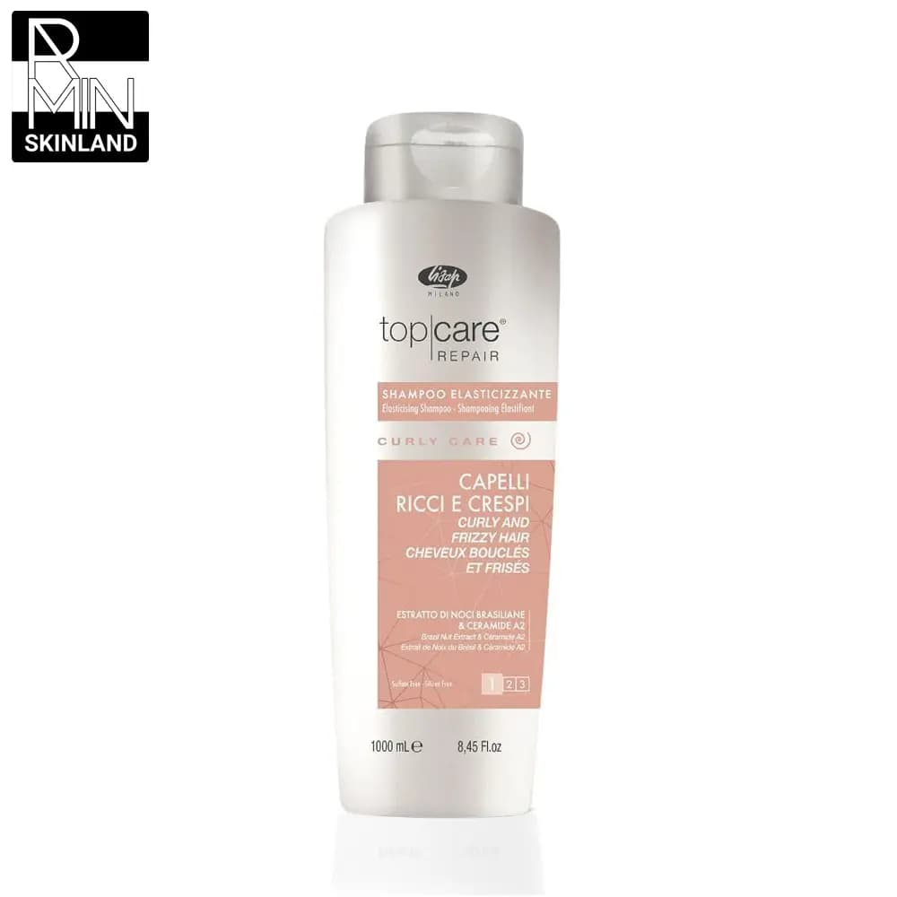 شامپو موی فر لیزاپ مدل Curly Care Top Care Repair حجم 1000ml