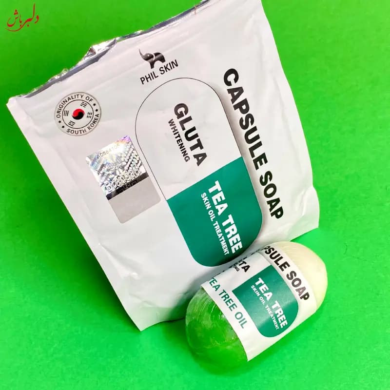 صابون کپسولی سفید کننده چای سبز — تصویر ۳