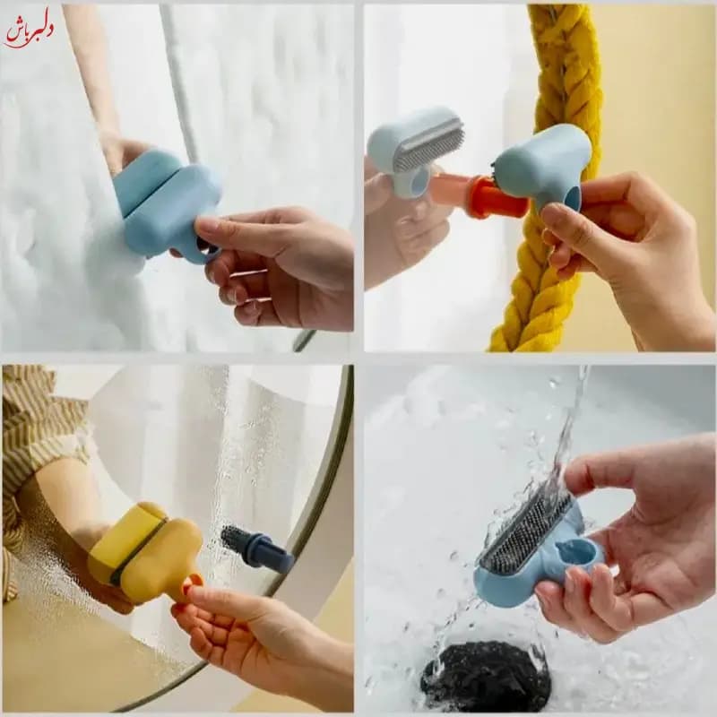 فرچه سیلیکونی پاک کننده آینه — تصویر ۳