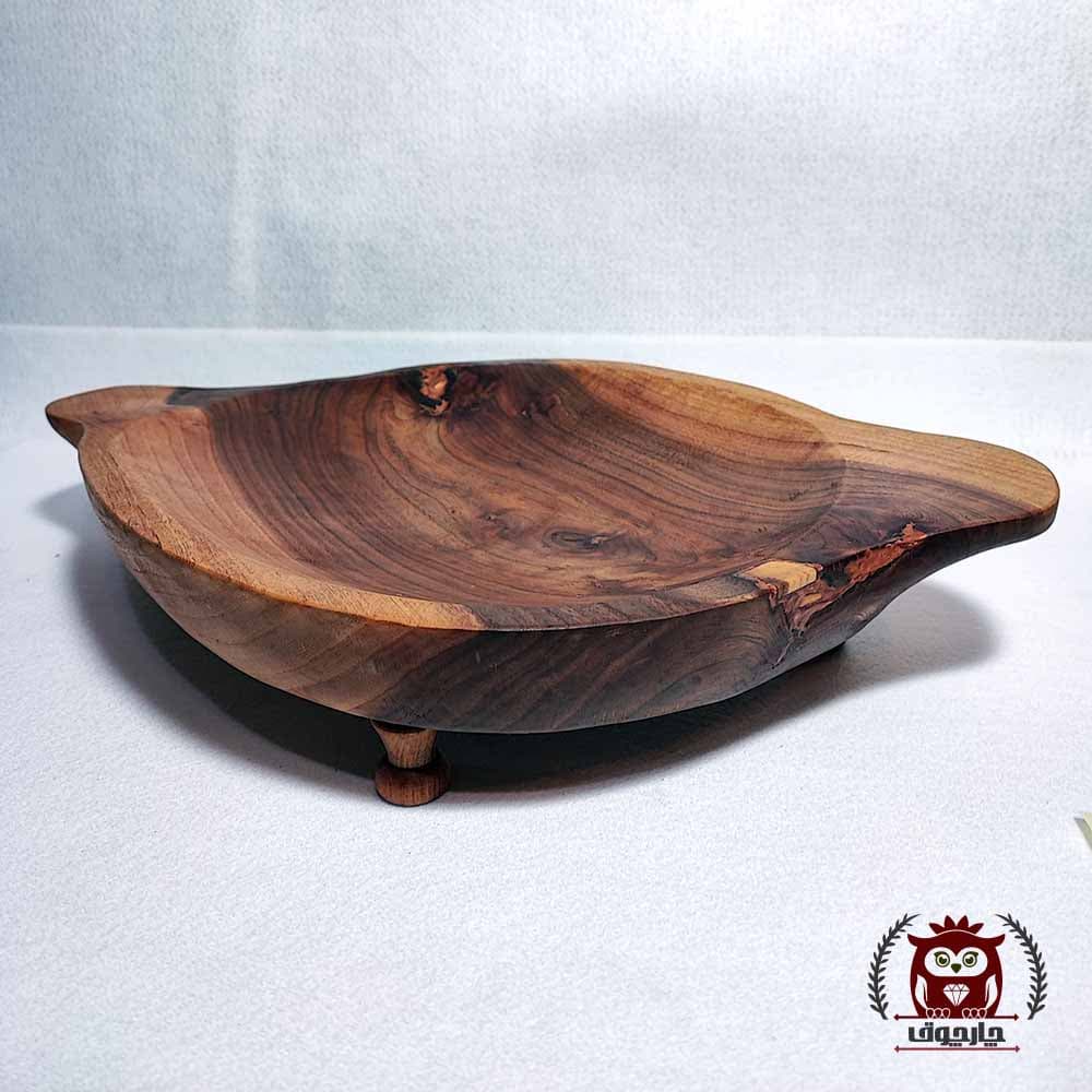 میوه خوری چوبی سایز 4 دستساز کد H19 — تصویر ۵