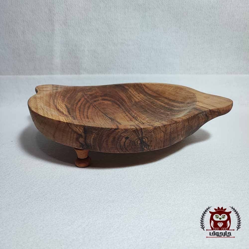 میوه خوری چوبی دستساز بلوط سایز 4 کد H14 — تصویر ۶