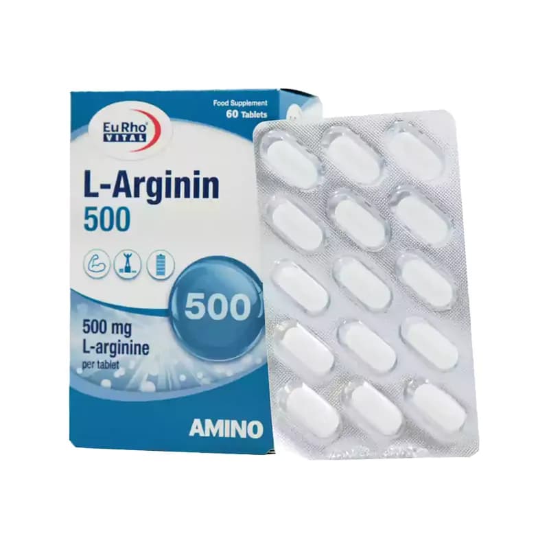 قرص ال آرژینین 500 میلی گرم یوروویتال 60 عدد
