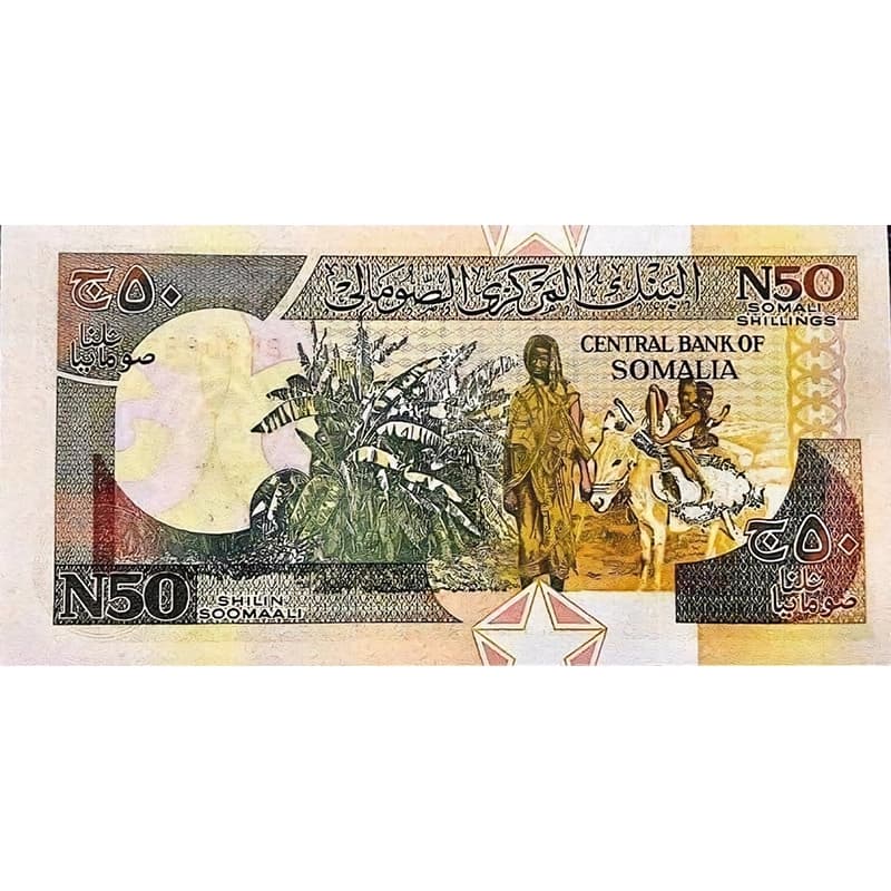 اسکناس 50 شیلینگ سومالی 1990 — تصویر ۳