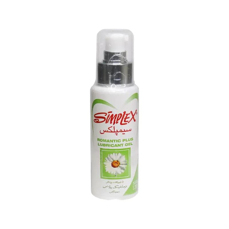 ژل لوبریکانت پزشکی رمانتیک پلاس سیمپلکس مدل ROMANTIC PLUS حجم 100 میلی لیتر